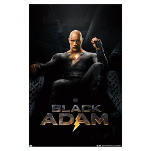 Trends International DC Comics Movie Black Adam - Throne One Sheet Framed Wall Poster Prints - 1 of 4