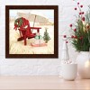 Courtside Market Christmas Coast II 8x8 Framed Art Board - 2 of 2