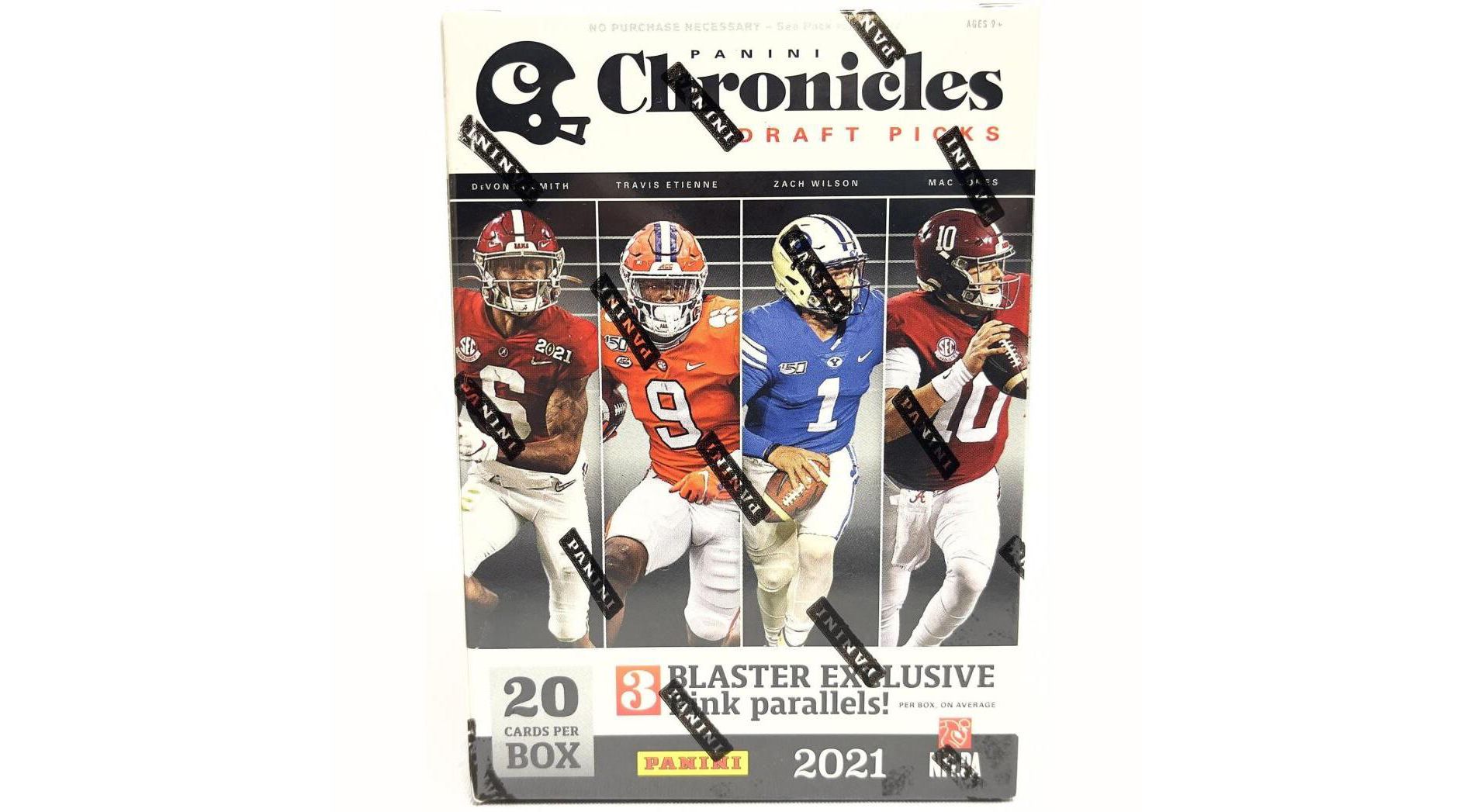 2021 Panini Chronicles Draft Picks Football 4-Pack Blaster Box