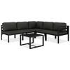 vidaXL Garden Lounge Set Anthracite - 2 of 4