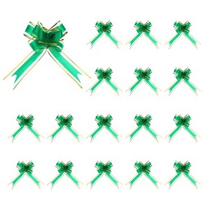 Unique Bargains Waterproof PP Material Reusable Convenient Pull Design Gift Wrap Bows - 1 of 4