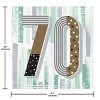 Creative Converting Minted Milestone Chocolate Chip Mint 70th Birthday Tableware Set 8ct - 4 of 4