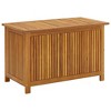vidaXL Storage Box Natural Brown Solid Acacia Wood Medium Storage Box - 2 of 4