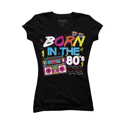 Junior s Design By Humans Born In 80s Retro By Musicoilustre T shirt Target