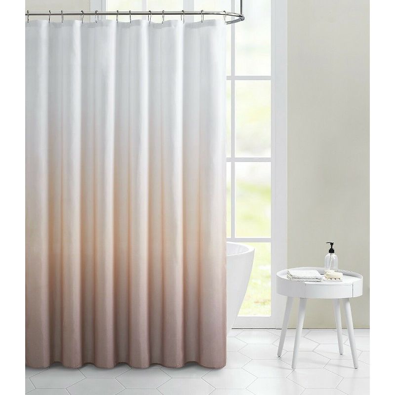 Kate Aurora Living Multi Color Ombre Fabric Shower Curtain, 1 of 2