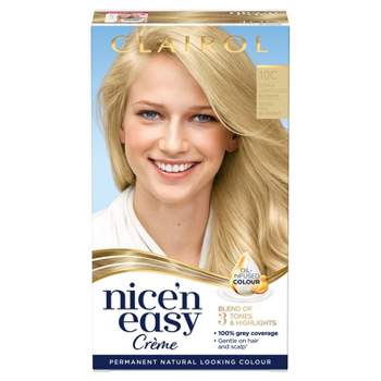 Clairol Nice'n Easy Permanent Hair Color Cream Kit - 10C Extra Light Cool Blonde