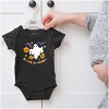 Colorful Halloween Ghost Pumpkins Baby Romper Boys or Girls Brisco Brands - 4 of 4