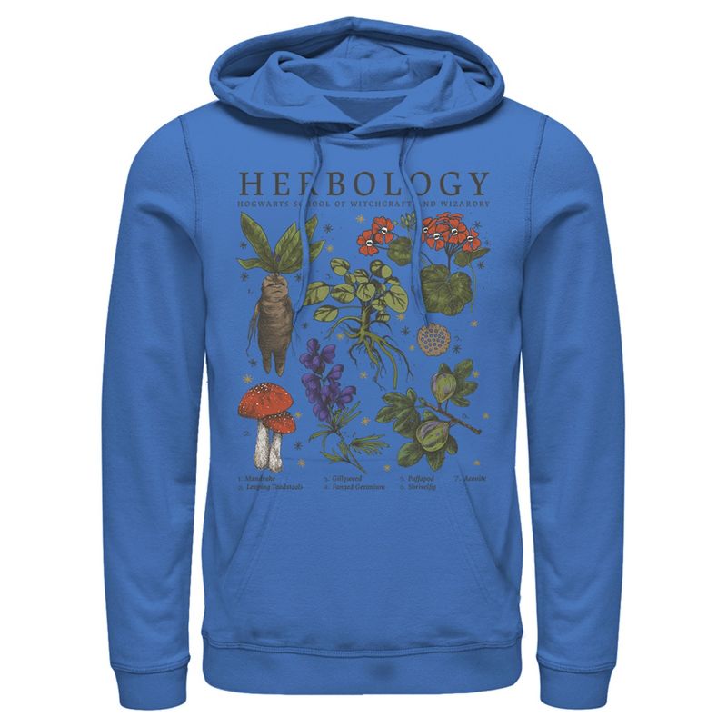Men's Harry Potter Hogwarts Herbology Pull Over Hoodie, 1 of 5