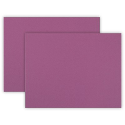 Pacon® 4-Ply Railroad Board, Magenta, 22" x 28", 25 Sheets Per Pack, 2 Packs
