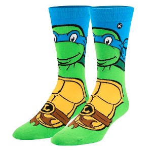 Odd Sox, Nickelodeon TMNT Teenage Mutant Ninja Turtles, 90's Cartoon, Fun Socks - 1 of 4