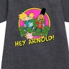 Girls' - Hey Arnold! - Arnold and Friends Graphic Short Sleeve Fleece Dress - 2 of 3