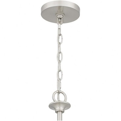 Prescott Brushed Nickel 9-Light Chandelier with Candle Sleeves