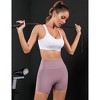 Clearlove Women’s Ruched Butt Lifting Shorts High Waisted Tummy Control Workout Shorts for Yoga Athletic Cycling - 2 of 4