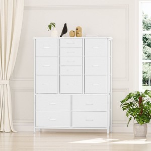 Nasitip 15 Drawers Dresser for Bedroom, 57.1''Tall Dressers & Chests of Drawers for Hallway, Entryway - 1 of 4