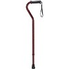 Drive Medical Gel Hand Grip Offset Folding Cane Red Crackle - 2 of 3
