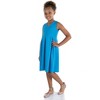 24seven Comfort Apparel Girls Sleeveless Pleated Party Dress - 2 of 4