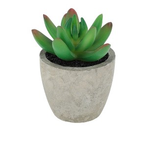 Unique Bargains Artificial Plants Plastic Pink 2.36"x2.36"x2.76" 1 Pcs - 1 of 4