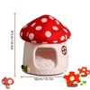Comfortable Mushroom Cat House - Warm Pet Bed for All Seasons, Semi-enclosed, Classic Style, Easy Assembly, Suitable for all cats - 2 of 4