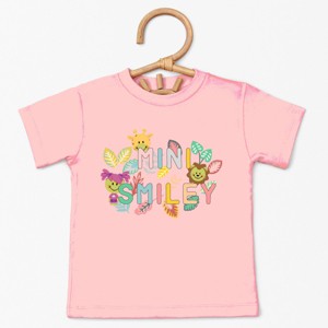 The Juniper Shop Mini Smiley Leaves Toddler Short Sleeve Tee - 1 of 4