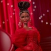 Barbie Signature 11.5" Collectible Doll for Mattel 80th Anniversary with Black Hair/Brown Eyes Glittery Red Tulle Gown - 3 of 4
