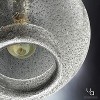 Urban Ambiance Luxury Vintage Pendant,  14"H x 11-3/4"W,  Charcoal Finish, UHP2580 - 4 of 4