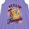 Girls' - SpongeBob SquarePants - Feelin Fineapple Graphic Sleeveless Aline Dress - 2 of 4