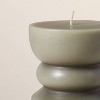 Spindle Figural Sculpted Pillar Candle Green - Hearth & Hand™ with Magnolia - 3 of 4