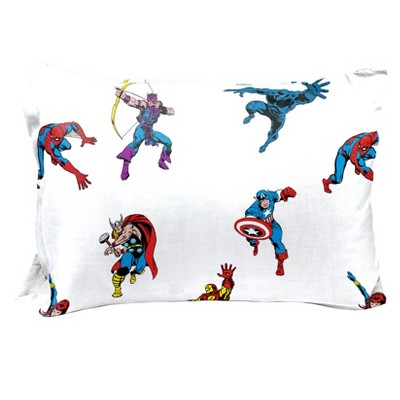 Marvel Comics Organic Cotton Kids Pillowcase Set