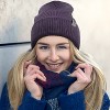 Terra Kid's Teen's Beanie Plain Knit Hat - 2 of 4