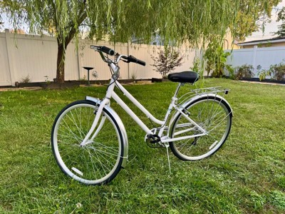 schwinn women's wayfarer 700c bicycle Schwinn Wayfarer Hybrid Bike, 700c Wheels, 7-Speed, Rear Rack, Adults,  Step-Through, White : Target