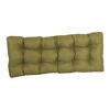 Blazing Needles, 46-inch by 19-inch Tufted Solid Outdoor Spun Polyester Loveseat Cushion - 3 of 3