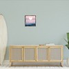 Stupell Industries Pink Heart Ocean Sunrise Floating Frame Canvas Art, Gray, 18" x 18" - 3 of 4