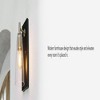Globe Electric 1-Light Matte Black Wall Sconce with Matte Brass Accents and Clear Glass Shade: ETL Listed, Iron Body, Dimmable - 4 of 4
