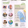 Komuello Toddler Boy Girl First Walk Sock Shoes Flat Style Solid Colors - 4 of 4