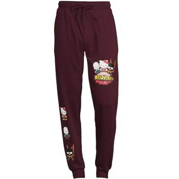 My Hero Academia Hello Kitty and Friends Men's Adult Jogger Sweatpants