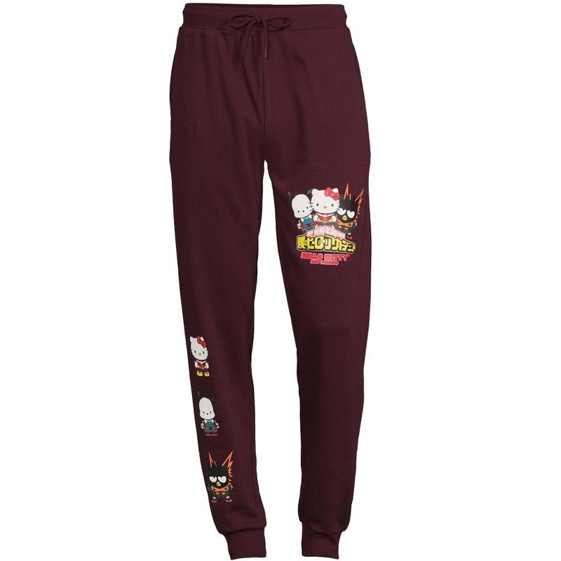 My Hero Academia Hello Kitty and Friends Men's Adult Jogger Sweatpants, 1 of 5