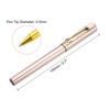 Unique Bargains Metal Smooth Writing Office Reusable Gel Ink Rollerball Pens 12 Pcs - 2 of 4
