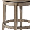 Maven Lane Alexander Backless Swivel Vegan Leather Counter Height Bar Stool - 4 of 4