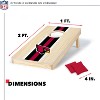 NFL Arizona Cardinals 1'x2' Wood Cornhole Set - 4 of 4