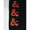 Dungeons & Dragons Triple Title Logo Men's Black Graphic Jogger Pants - 2 of 3