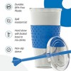 Copco Sierra 24 oz Travel Tumbler with Removable Straw - BPA-Free Tritan, Spill-Resistant Lid, Leak-Proof, Durable - Royal Blue - 3 of 4