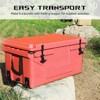 Gulches Red outdoor Camping Picnic Fishing portable cooler 65QT Portable Insulated Cooler Box - 2 of 4