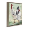 Stupell Industries Farmhouse Chickens Hens Painting Floating Frame Canvas Art - 2 of 4