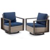 UPTIOT Swivel Wicker Outdoor Lounge Chair (Set of 2) - 2 of 4