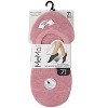 Memoi Women's 7 Pair Pack Cotton Blend No Show Sneaker Liners - 4 of 4