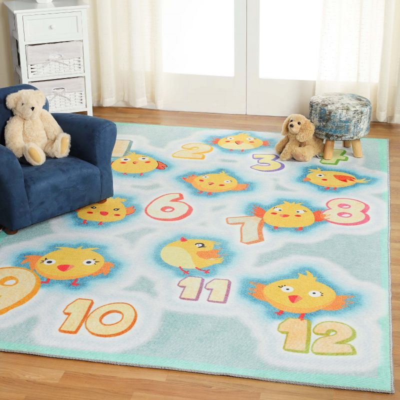 Playtime Numbers Vibrant Kids Indoor Area Rug by Blue Nile Mills, 2 of 11