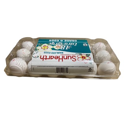 SunHearth Extra Large White Grade A Eggs - 18ct