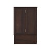 Keloyid Haimyy Solid Wood Frame Queen Murphy Bed Chest with Built-in Charger and 2 Strong Drawer - 4 of 4