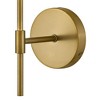 Lark Blake 1 - Light Sconce in  French Gray/Lacquered Brass - 3 of 4