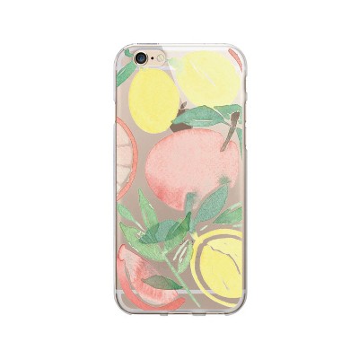 OTM Essentials Apple iPhone 8/iPhone 7 Tough Edge Florals & Nature Clear Case - Lemon Fresh
